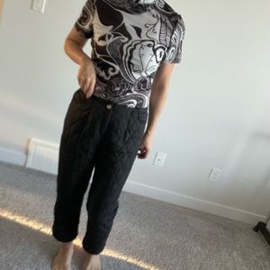 Winter quilted pants